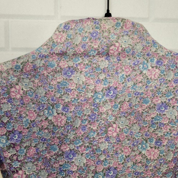 Vintage 70s Gunne Sax Prairie Midi Dress XS Cottagecore Romantic Long Sleeve - Picture 8 of 11